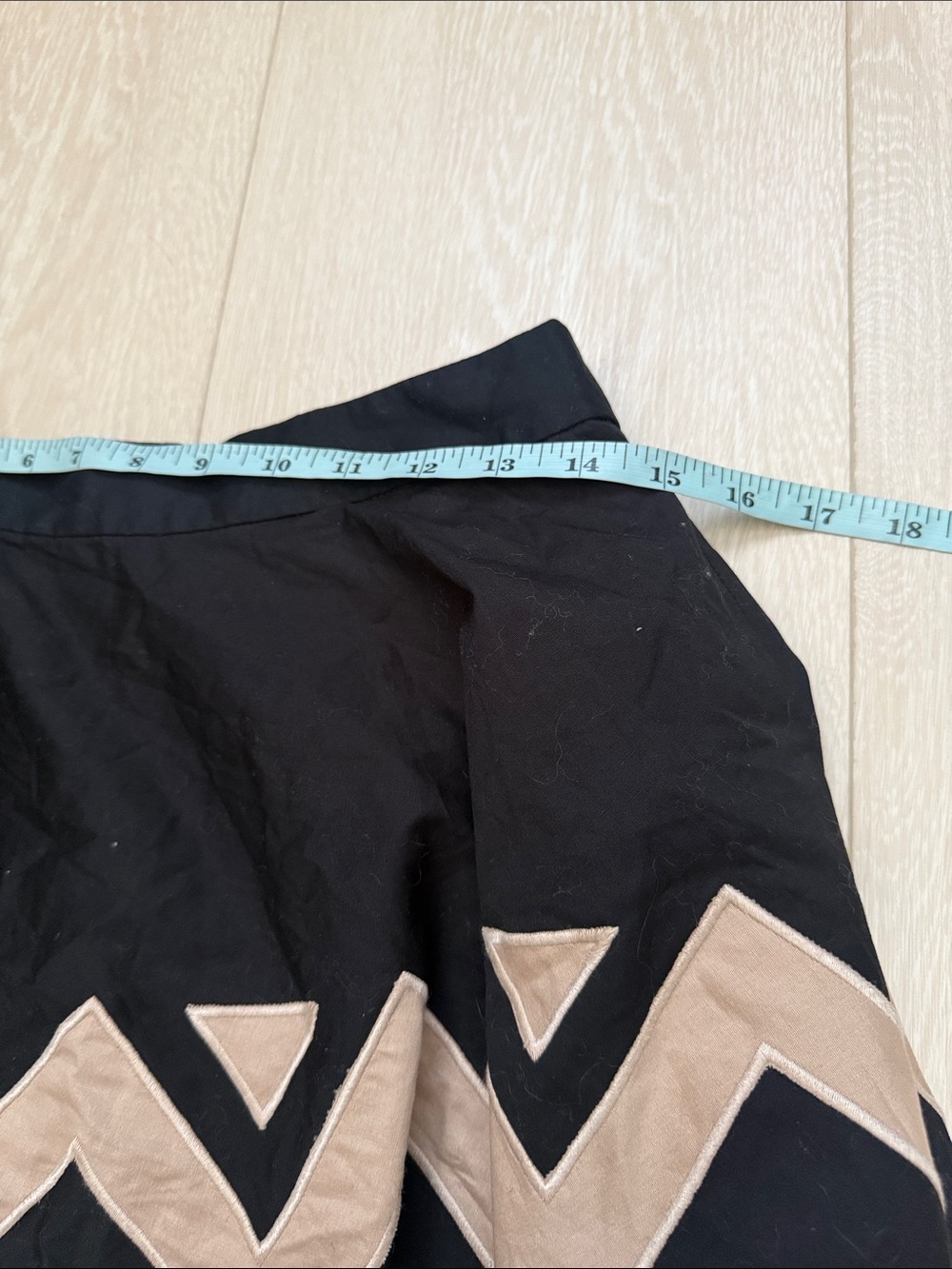 Plenty by Tracy Reese Black and Beige Geometric Circle Skirt - Picture 7 of 11